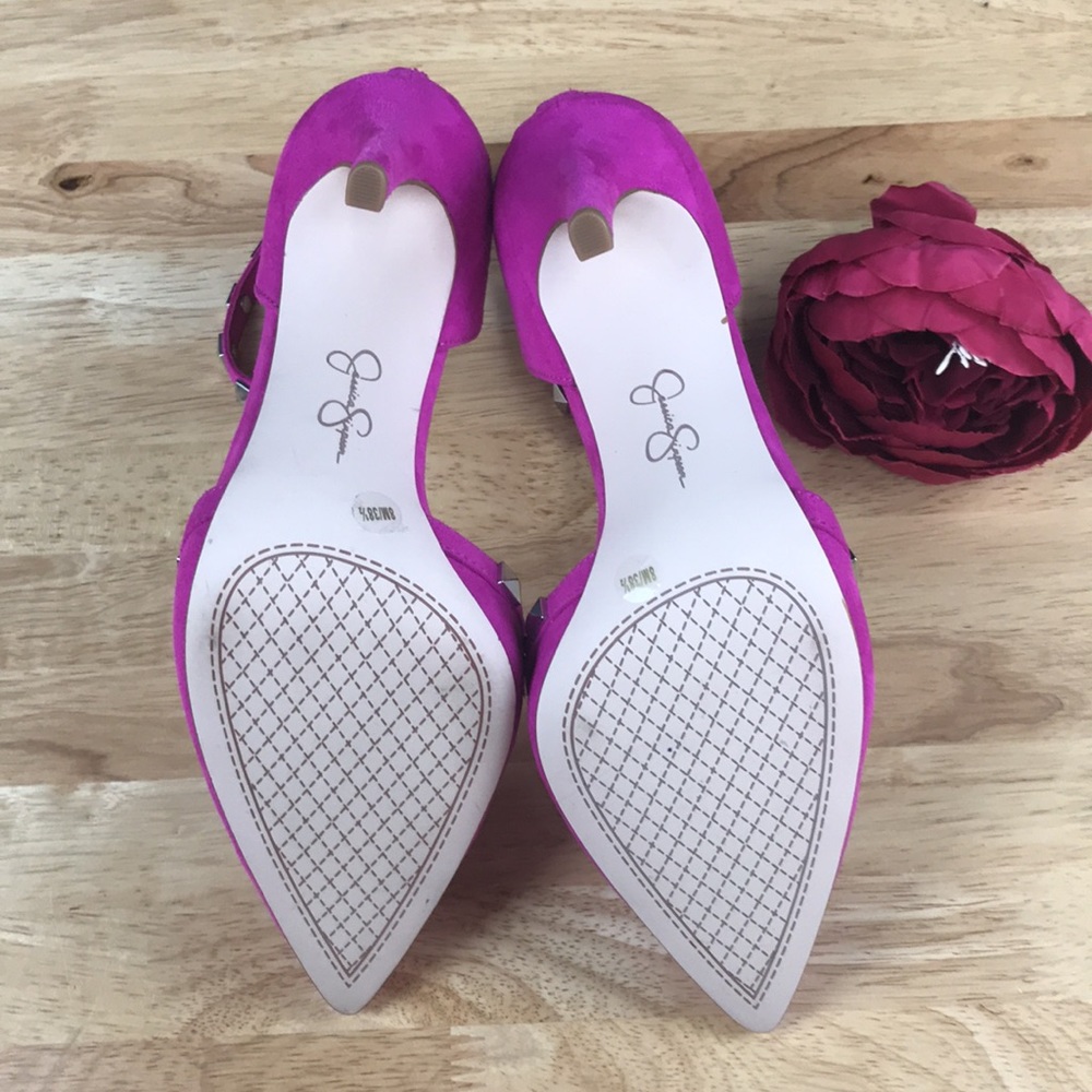 Jessica Simpson Pink Prinella Ankle-Strap Pumps 8 - Picture 5 of 8